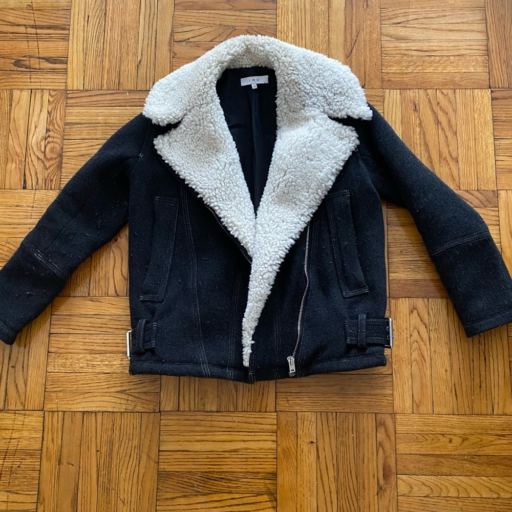 IRO shearling coat